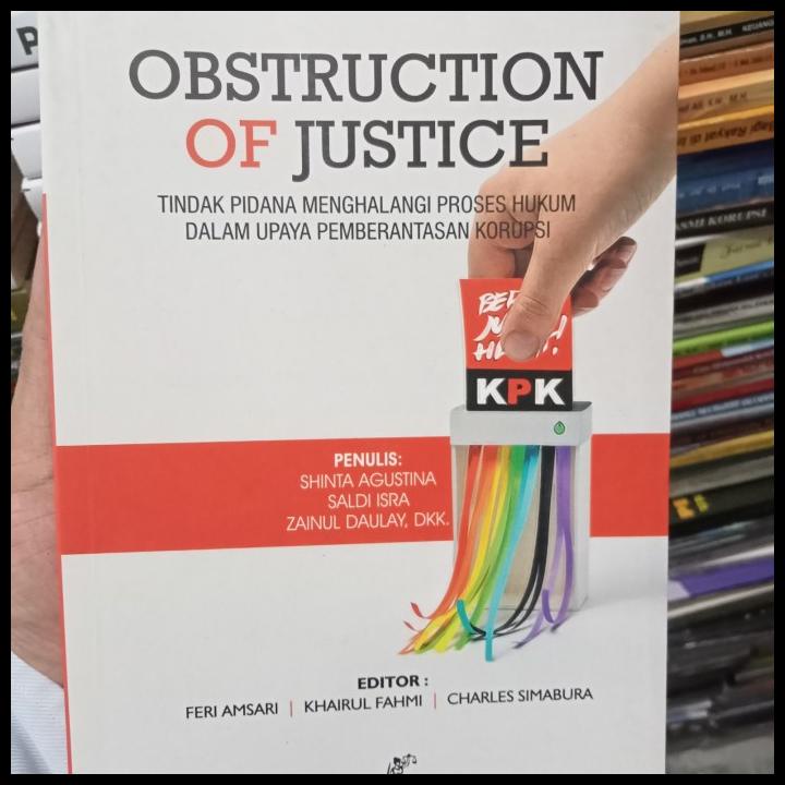 

DISKON TERBATAS !!! BUKU OBSTRUCTION OF JUSTICE ORIGINAL TERLARIS