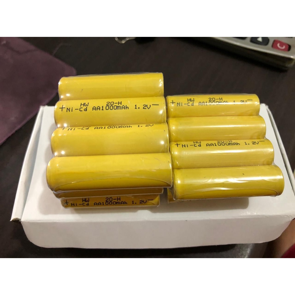 Baterai Rechargeableer Isi Ulang AA A2 1000Mah AAA A3 600Mah 1.2v Battery Batre Cas Ni-Cd