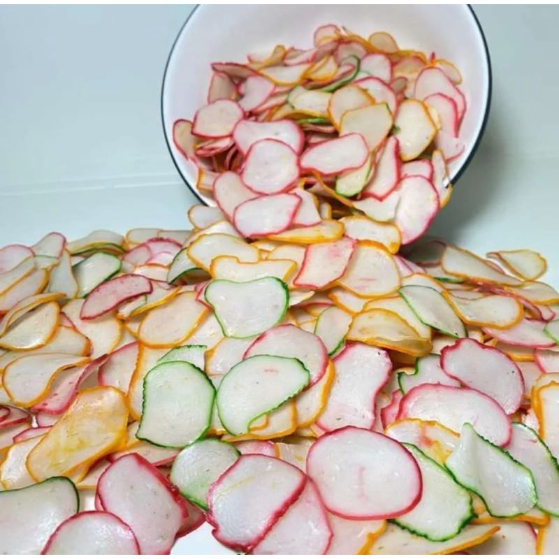 

Kerupuk Bawang, Kerupuk Warna Warni, Berat 250 Grm