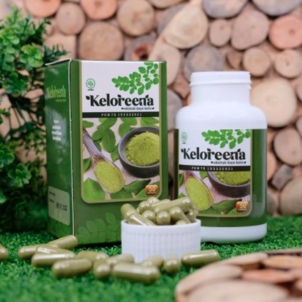 Keloreena Kelorena Kapsul Daun Kelor Moringa Oleifera Isi 50-100 Kapsul Asli Original BPOM dan Halal