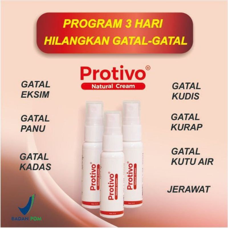PROTIVO Natural Cream Bantu Atasi Gatal pada Kulit