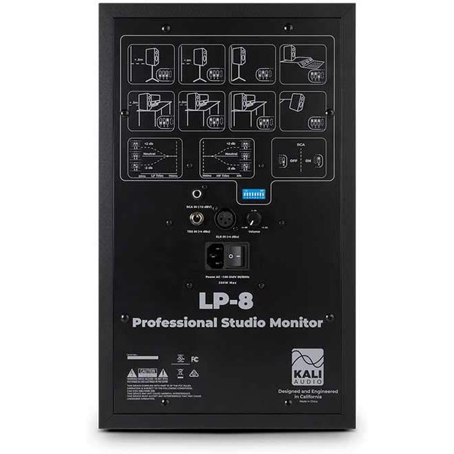 KALI AUDIO LP8 BLACK Speaker Flat Monitor GARANSI RESMI ORGINAL