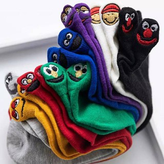 Kaos Kaki dengan Gambar Emoji Model Korea untuk Wanita Kaos Kaki dengan Gambar Emoji Model Korea untuk Wanita