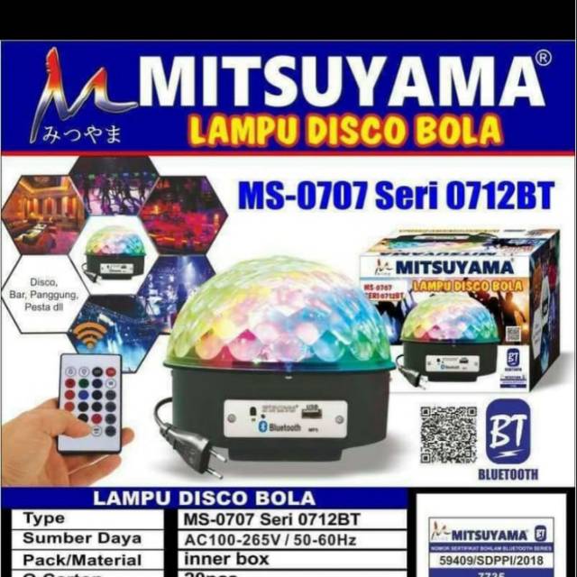 Lampu disko bola mitsuyama / Lampu hias panggung pesta