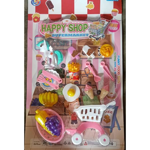 LK 10 HAPPY SHOP DESSERT / MAINAN SUPERMARKER ADA TROLLY DAN KUDA PONI NYA