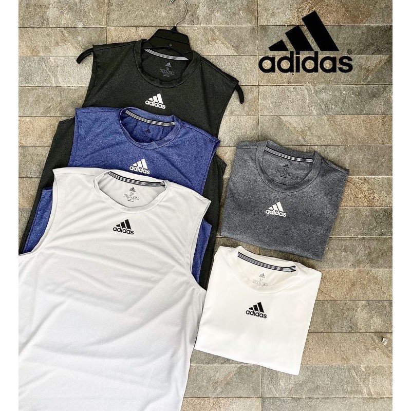 Adidas Climalite Sleeveless Baju Lengan Pendek Pria
