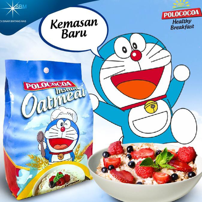 

TERPOPULER Oatmeal Instant Doraemon Polococoa 400 g Oat Meal Instan bukan Quaker MURAH