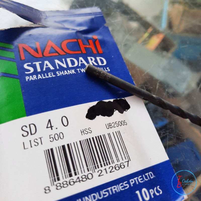 Mata Bor Besi Nachi 4 mm / Mata Bor Besi HSS Nachi 4 mm ASLI