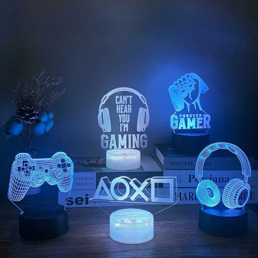 LAMPU HIAS GAMING VISUALIZATION LAMP EFEK 3D