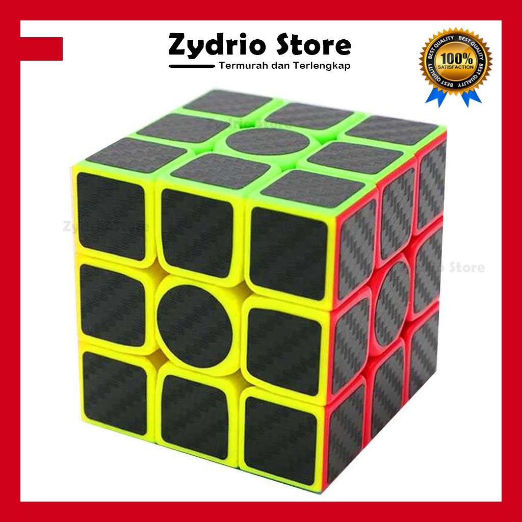 Rubik 3x3 Carbon Sticker / 3x3x3 Magic Cube / 3x3x3 Speed Cube