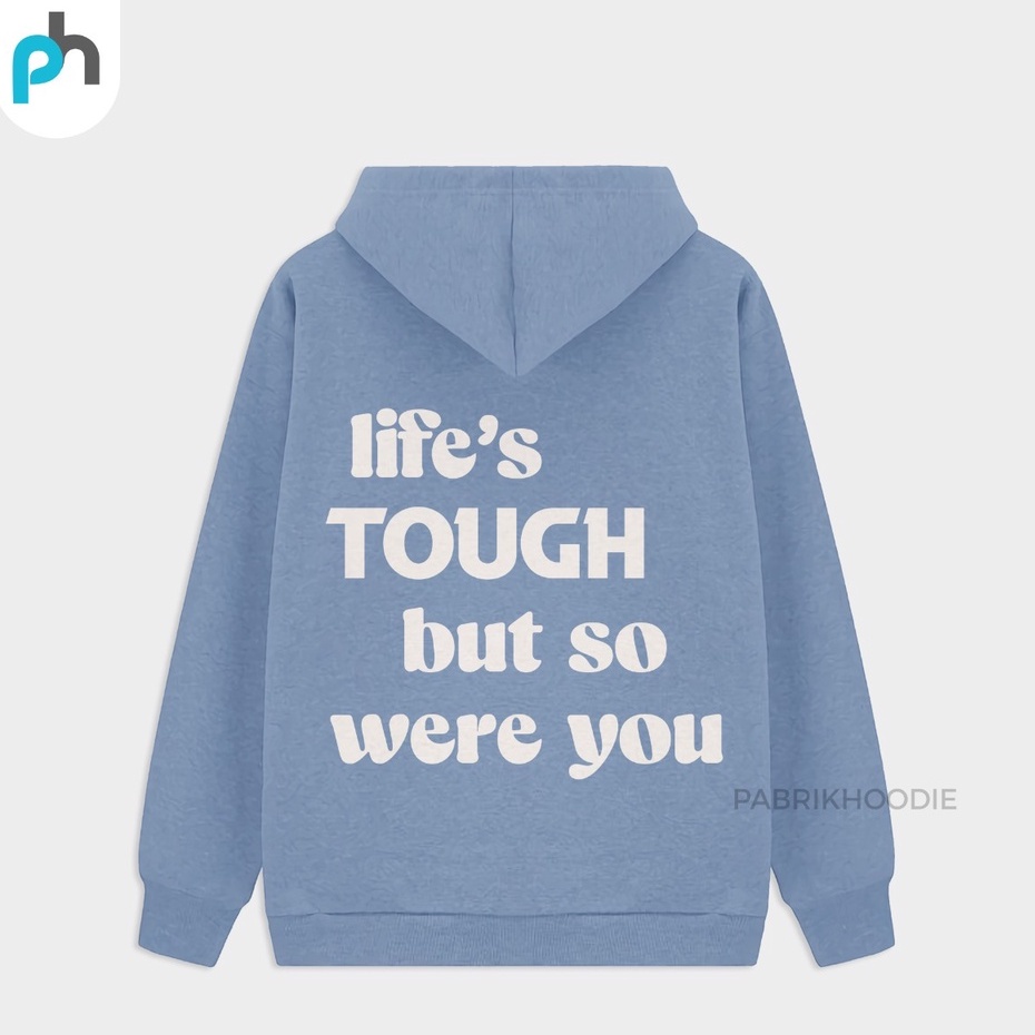 PABRIKHOODIE- HOODIE JUMPER LIFE M-XXL (SABLON) {PRIA &amp; WANITA}