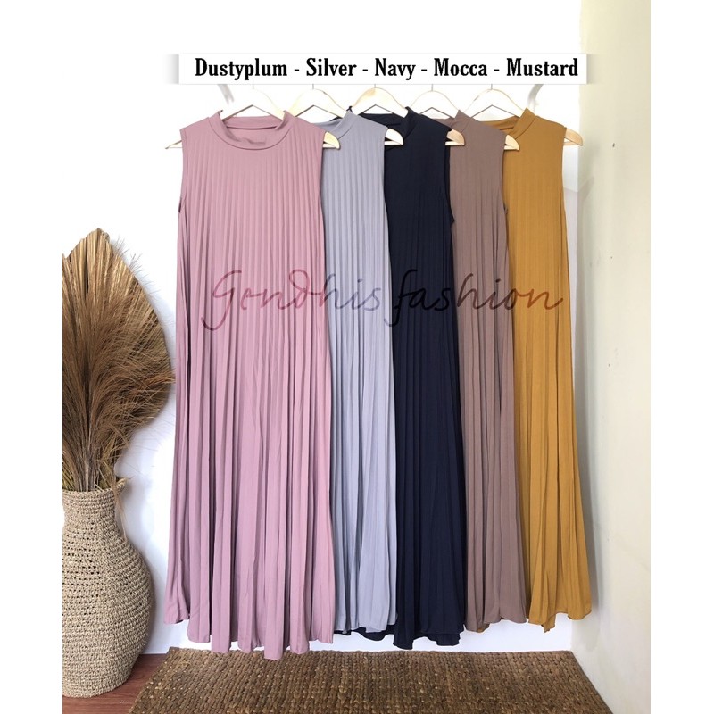 HOMEY DRESS PLISKET MURAH BEST SELLER