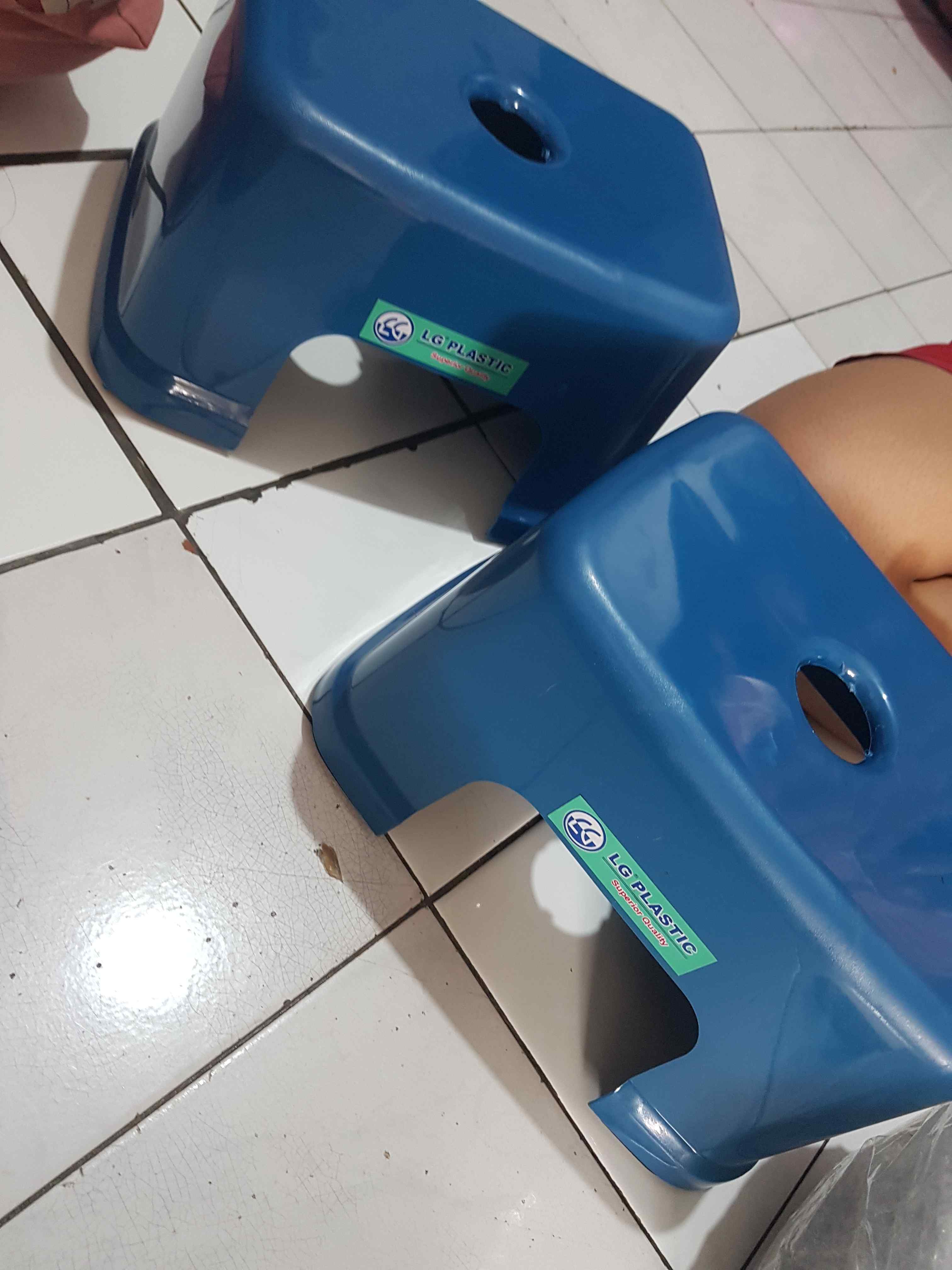 BANGKU tebal jongkok KURSI  PLASTIK  KAKI PENDEK  SERBAGUNA 