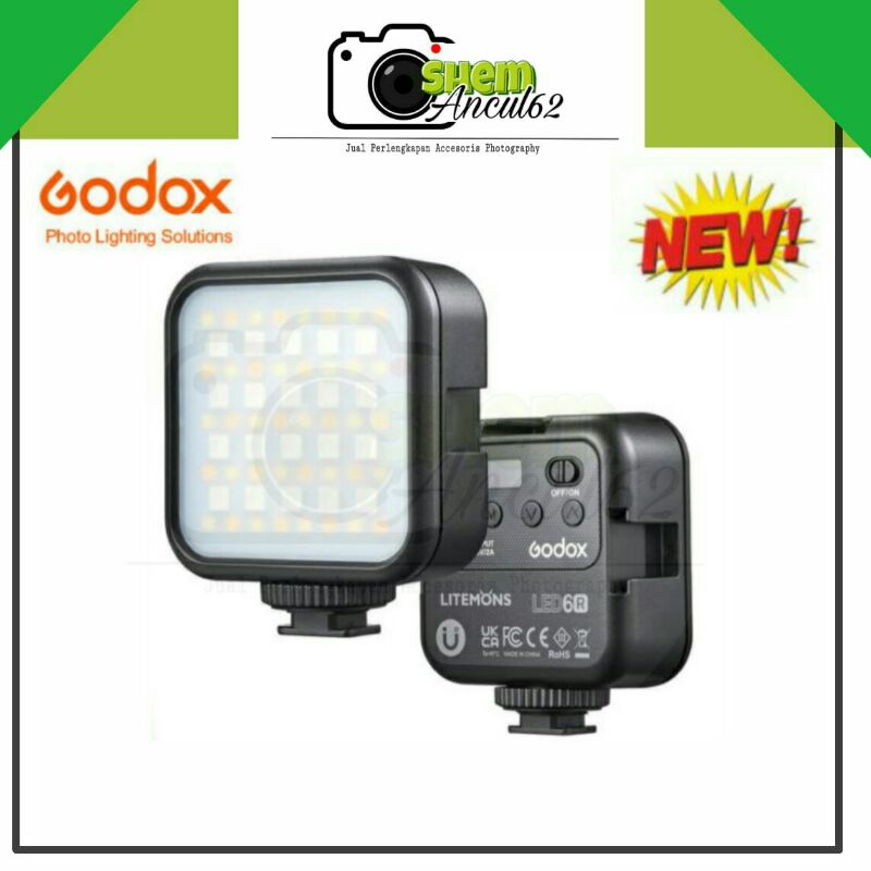 GODOX LED6R litemons RGB Pocket LED Video Light - Godox LED 6R