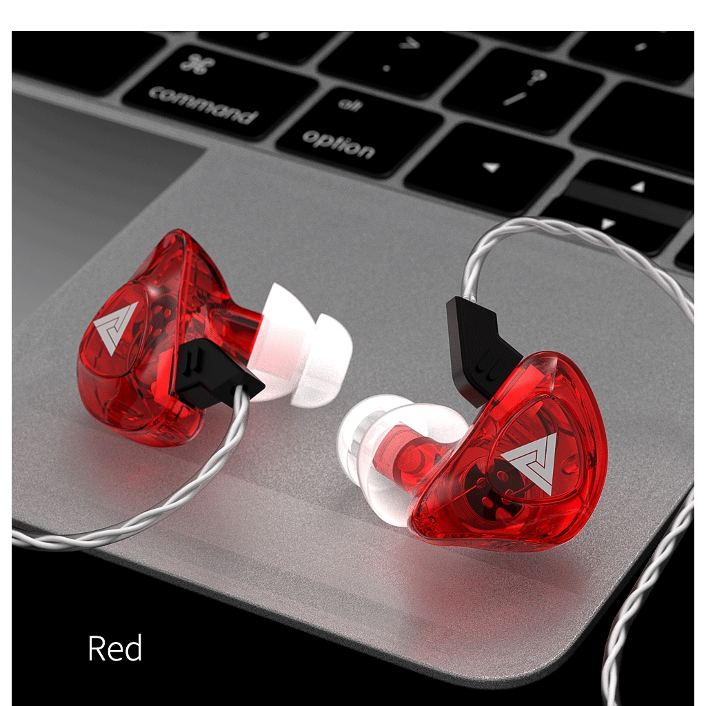 Qkz Ak5 Earphone In Ear Stereo Dengan Mic Untuk Olahraga