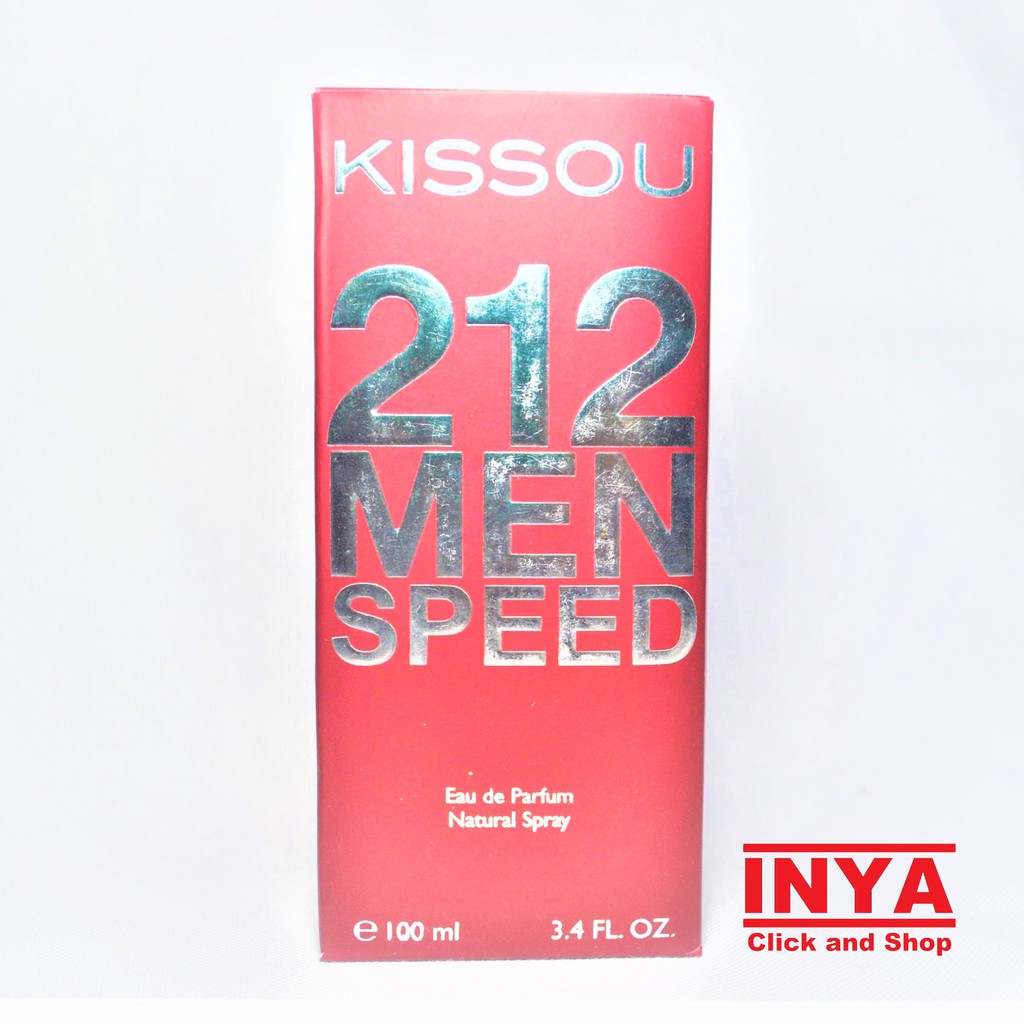 PARFUM KISSOU 212 MEN SPEED RED MERAH - EDP Eau De Parfume 100ml