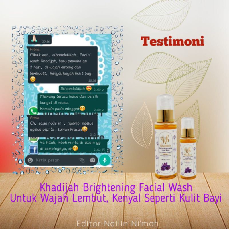face wash khadijah saffron
