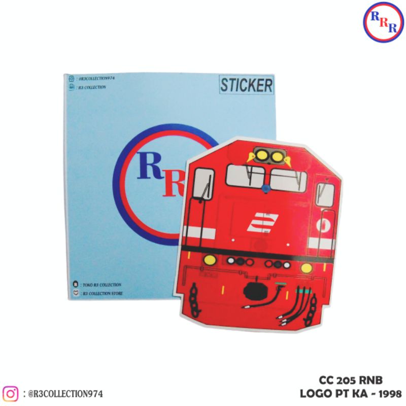 

Stiker Kereta - CC 205 LOGO PT KA 1998