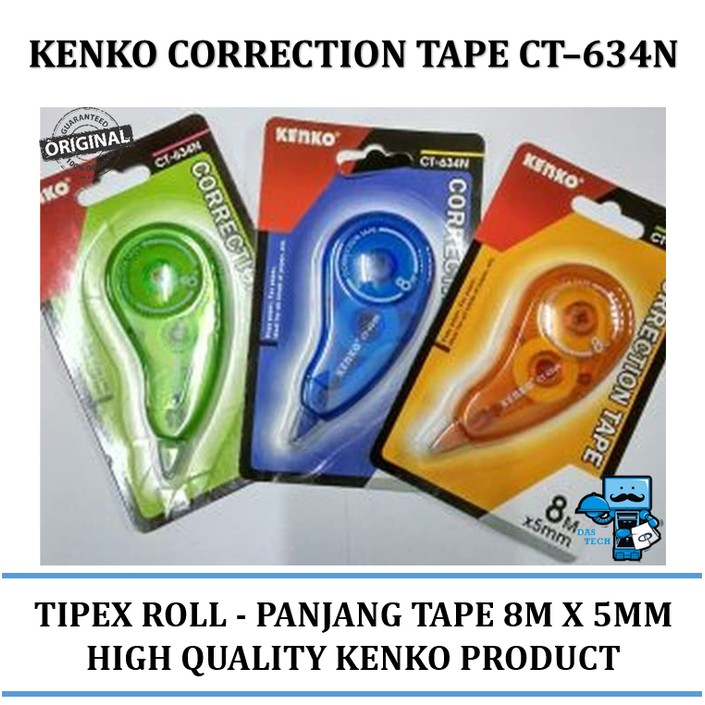 

Tipex Kenko CT-634N 8 m x 5 mm(roll)