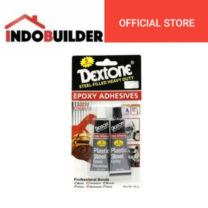 

LEM DEXTONE 5 MENIT EPOXY DUA KOMPONEN 48 GRAM