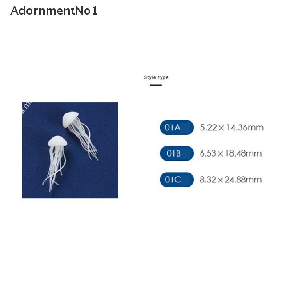 (AdornmentNo1) 1pc Cetakan Resin Epoksi Ubur-Ubur Mini DIY
