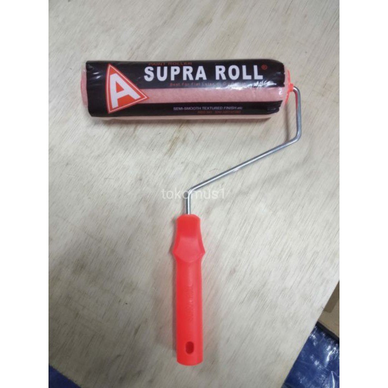 KUAS ROL ROLL CAT TEMBOK BULU BUSA 9&quot; INCH-SUPRA