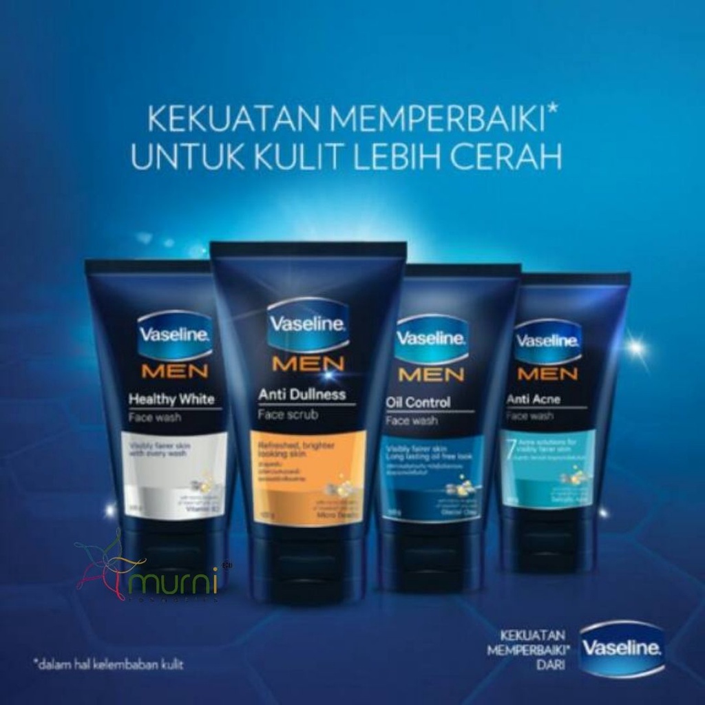 VASELINE MEN FACE WASH 100GR