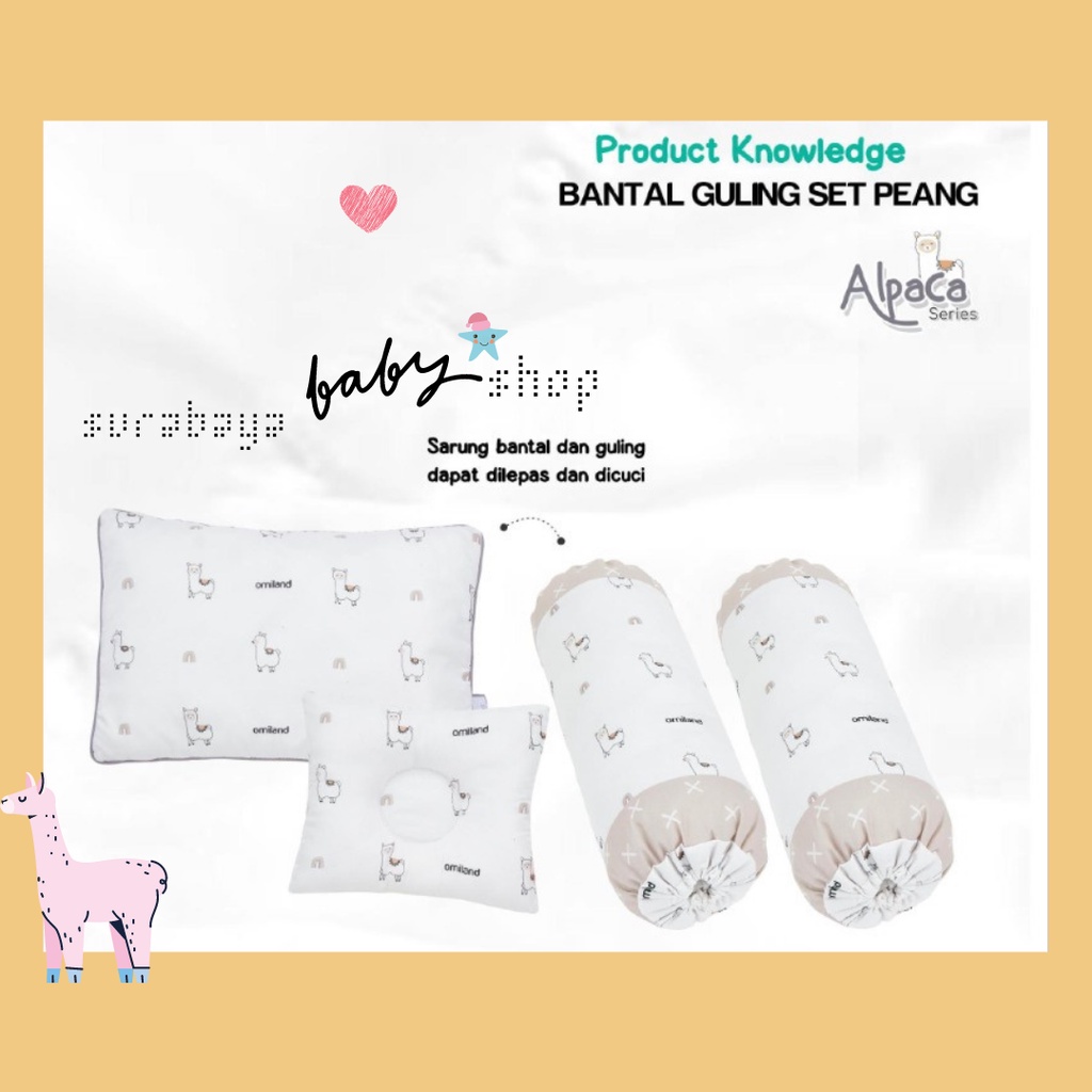 BANTAL GULING SET + BANTAL PEANG ALPACA SERIES OMILAND OB372