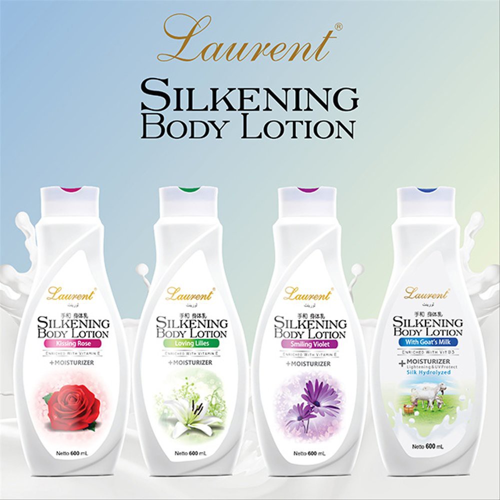 Jual Laurent Silkening Body Lotion ( 600 ML ) Shopee Indonesia