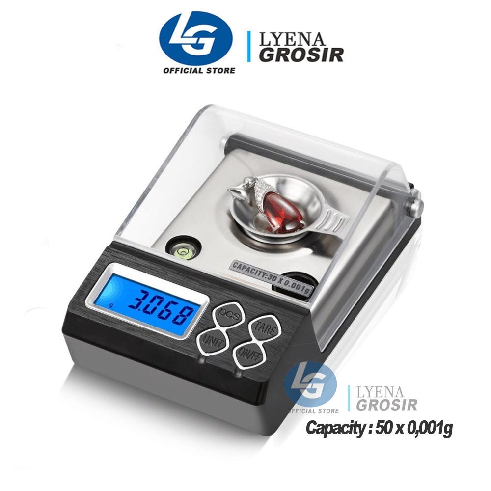 Timbangan Emas Kenopi Digital Scale 50 x 0,001 Gram Pocket Scale
