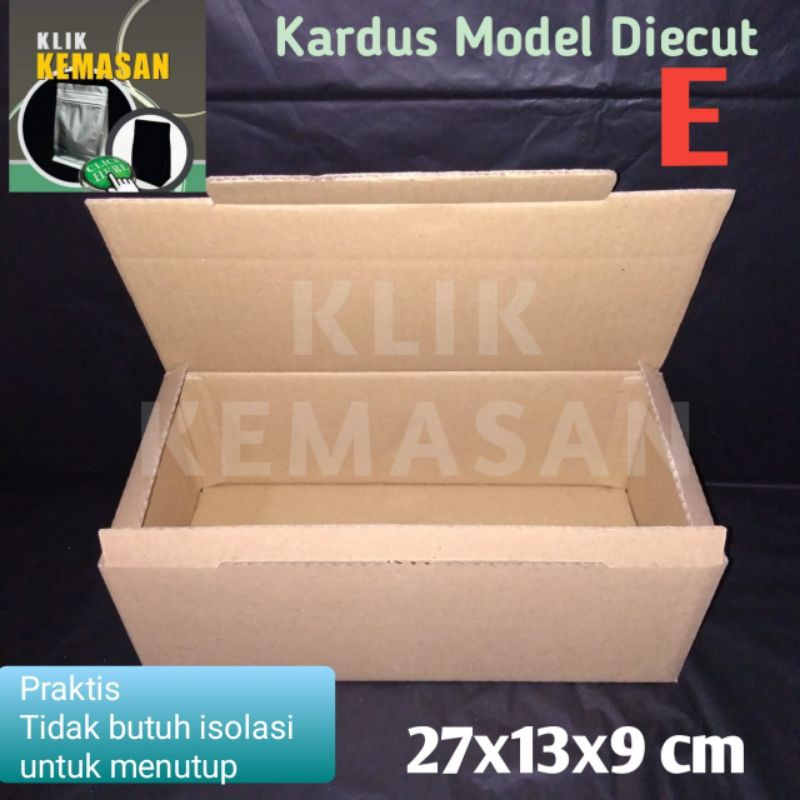 

KARDUS E COKLAT 27x13x9cm BOX KARTON BOX DUS KOTAK SEPATU PACKING