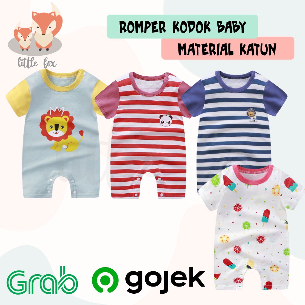 0-1 TAHUN ROMPER / JUMPER BABY BOY / GIRL MATERIAL KATUN