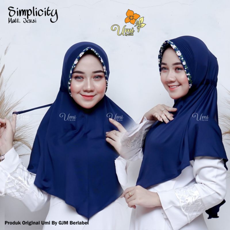 (COD) Jilbab Serut Belakang // Jilbab Serut Jokowi // Hijab Serut Simplicity // Jilbab Motif