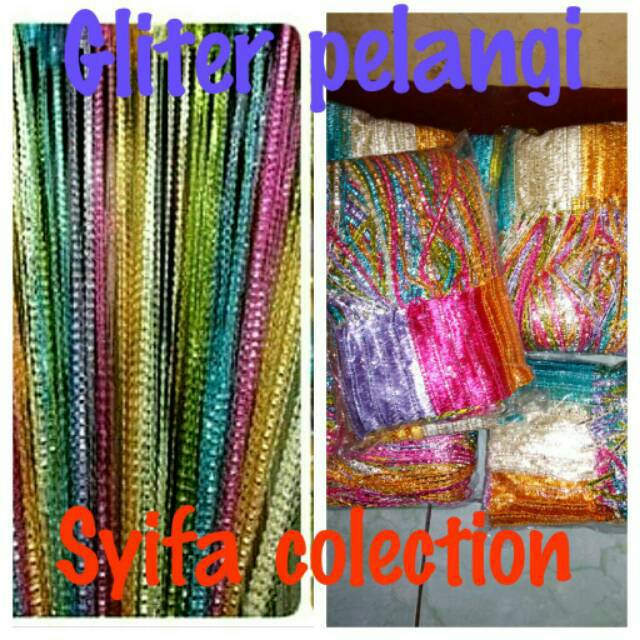 Tirai benang gliter