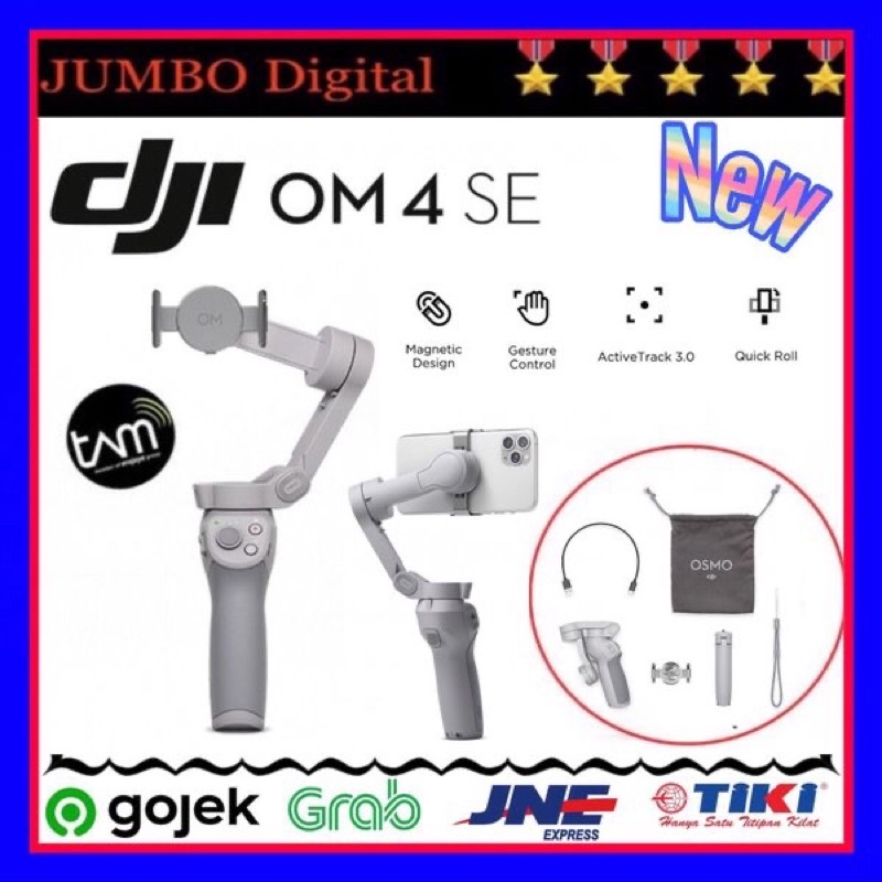 DJI OM 4 SE Stabilizer HP Vlogging DJI OSMO 4 Gimbal Foldable Stabilizer Garansi 1 Thn