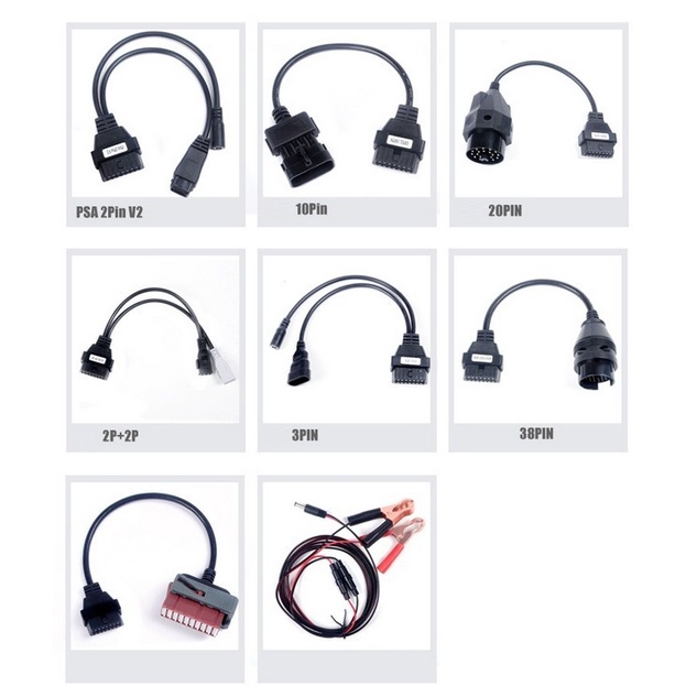 Delphi DS150E Complete Set Car Adapter Cables