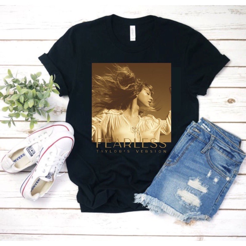 Kaos TShirt Taylor Swift FEARLESS Taylor's Version.