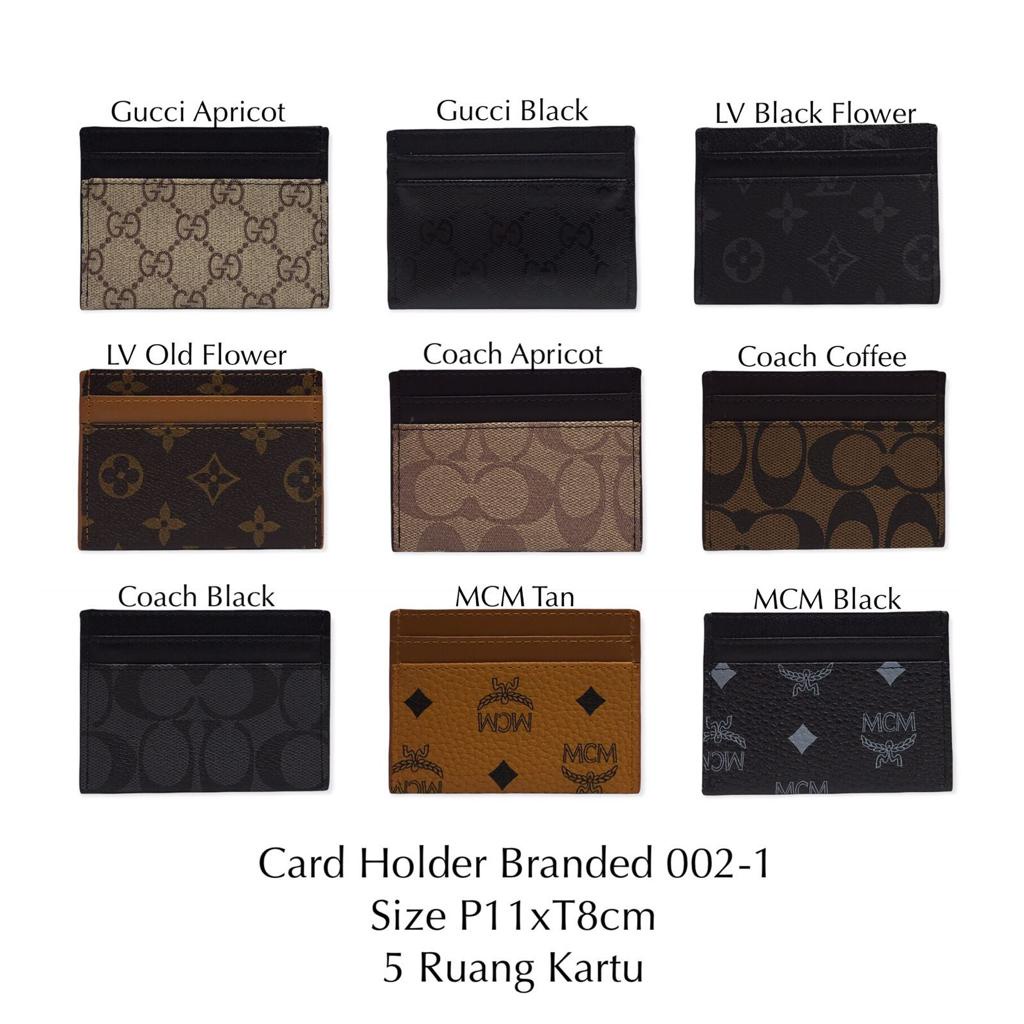 Dompet kartu tipis pria dan wanita model slim CARD HOLDER 5 kartu keren termurah meriah IMPORT BRANDED