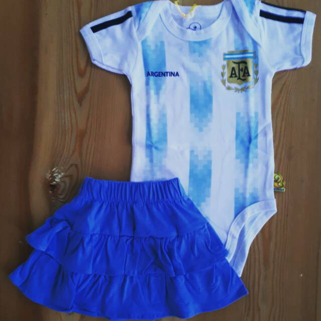 Setelan Jumper Bayi - Setelan Jersey Bayi - Rok Bola Anak Perempuan - Jersey dan Rok Bola Anak