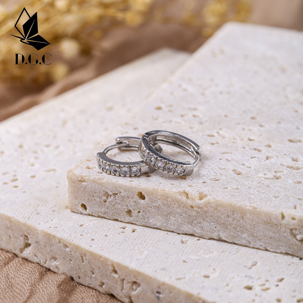 ✅D.G.C✨❣️COD Anting Titanium Anti Karat Perak Anting-Anting Fashion Wanita Hadiah Silver