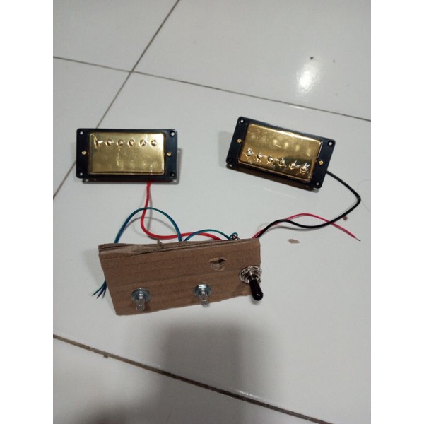Wiring set PRS dengan Pickup Gibson