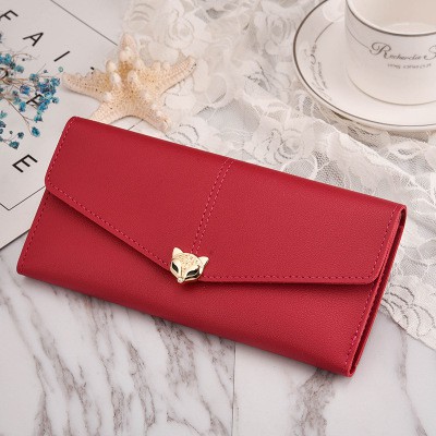 Dompet Panjang Wanita Cute Wallet Multi-card Mobile Phone / New Wallet Women's Long Fox Korean