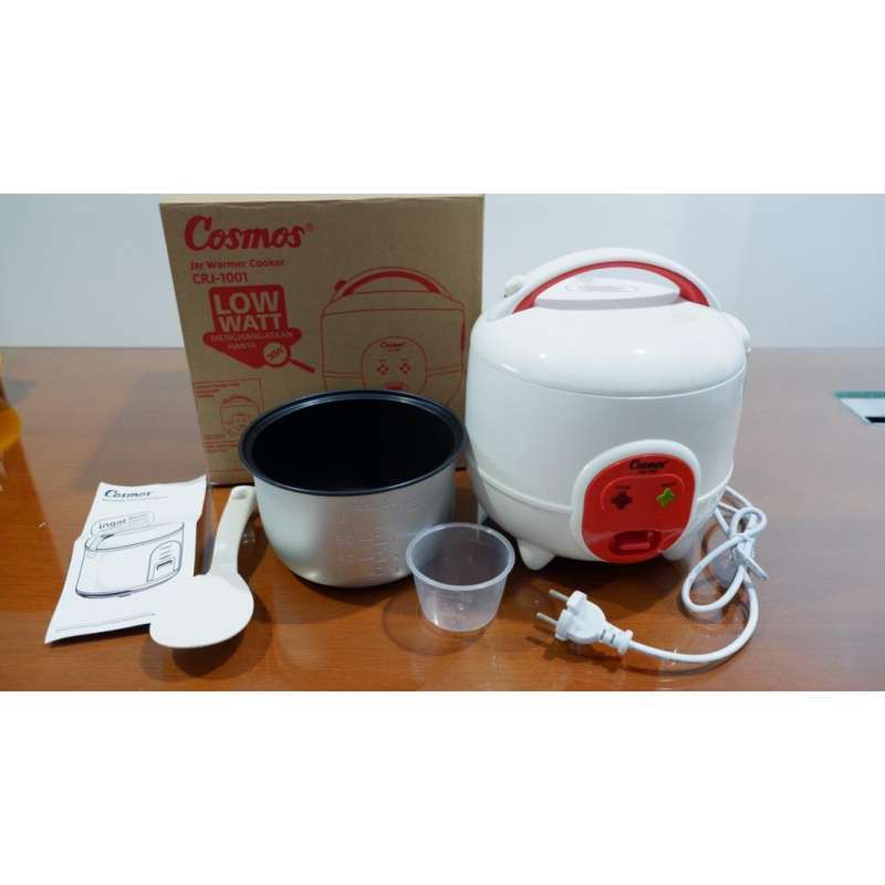 Rice Cooker / Magic Com Cosmos CRJ-1001 Low Watt Kapasitas 0,6 Liter