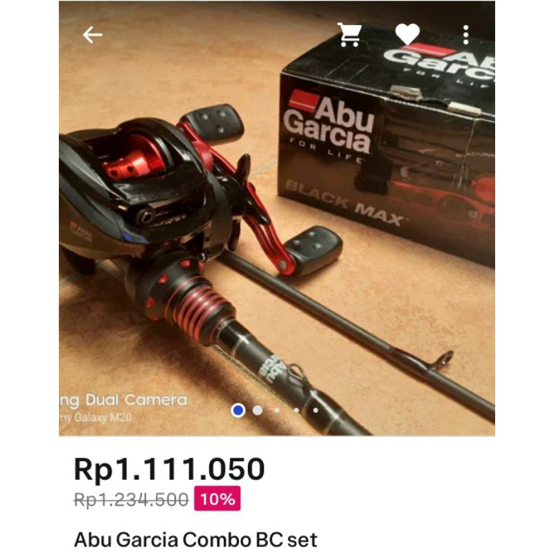 Abu Garcia Combo BC set FREE ONGKIR 40K