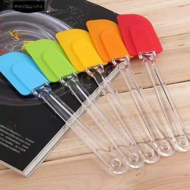 Spatula Silikon Tahan Panas Anti Lengket Bahan Food Grade