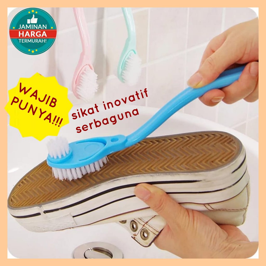 Sikat Sepatu 3in1 / Insole Brush Serbaguna / Sikat Multifungsi