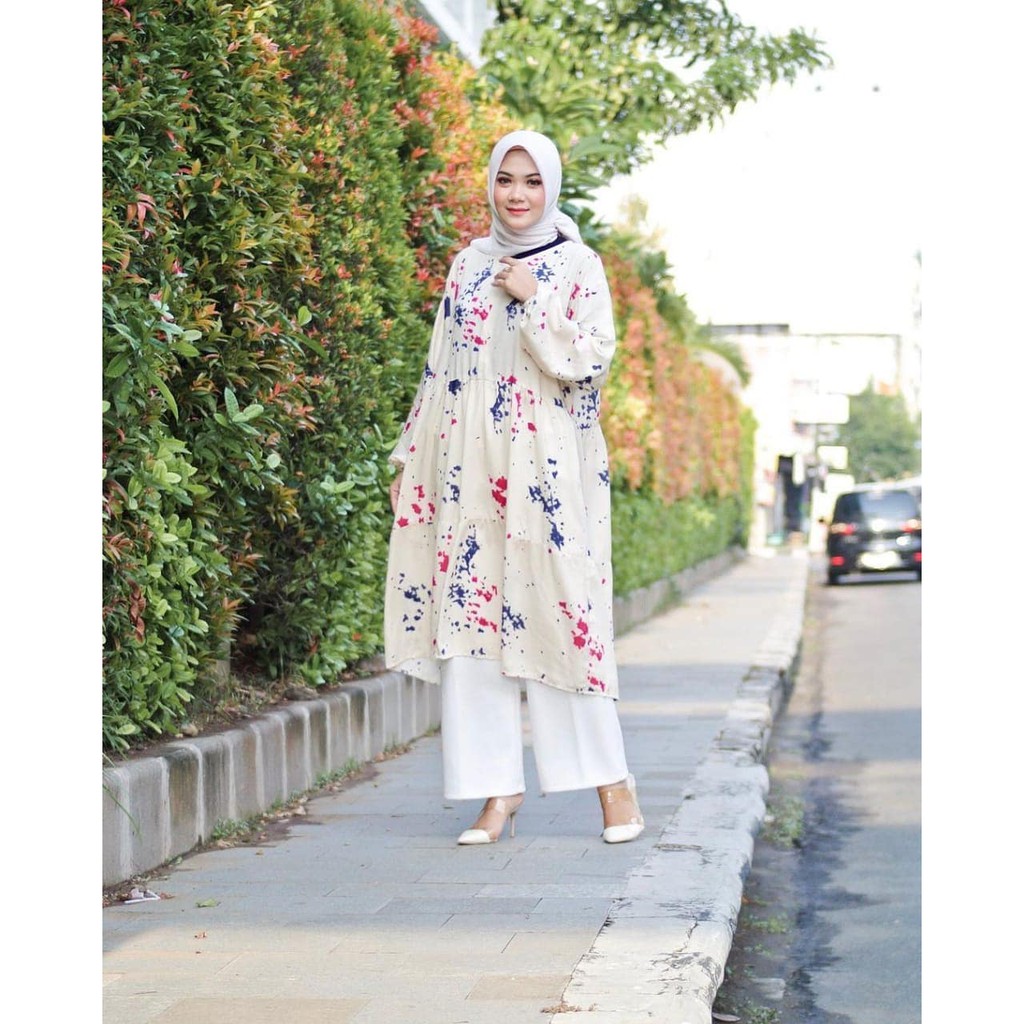 Vita Tunik / Tunik Wanita / Tunik Motif / Baju Wanita / Baju Muslim Wanita / Tunik Wanita Terbaru