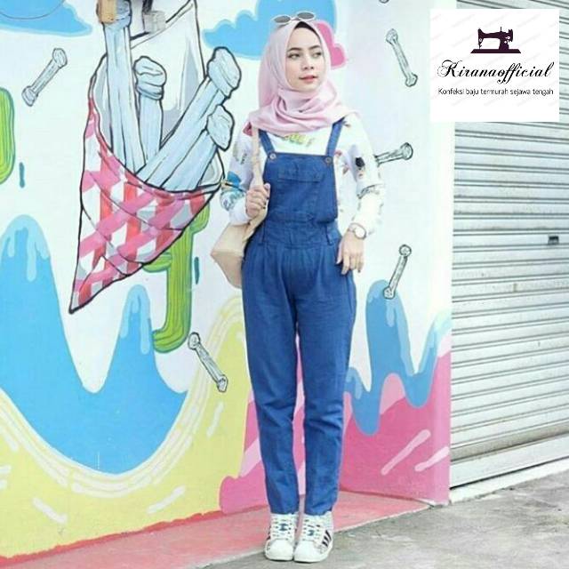 KIRANAOFFICIAL - ( COD ) Overall Jeans ( B09 )