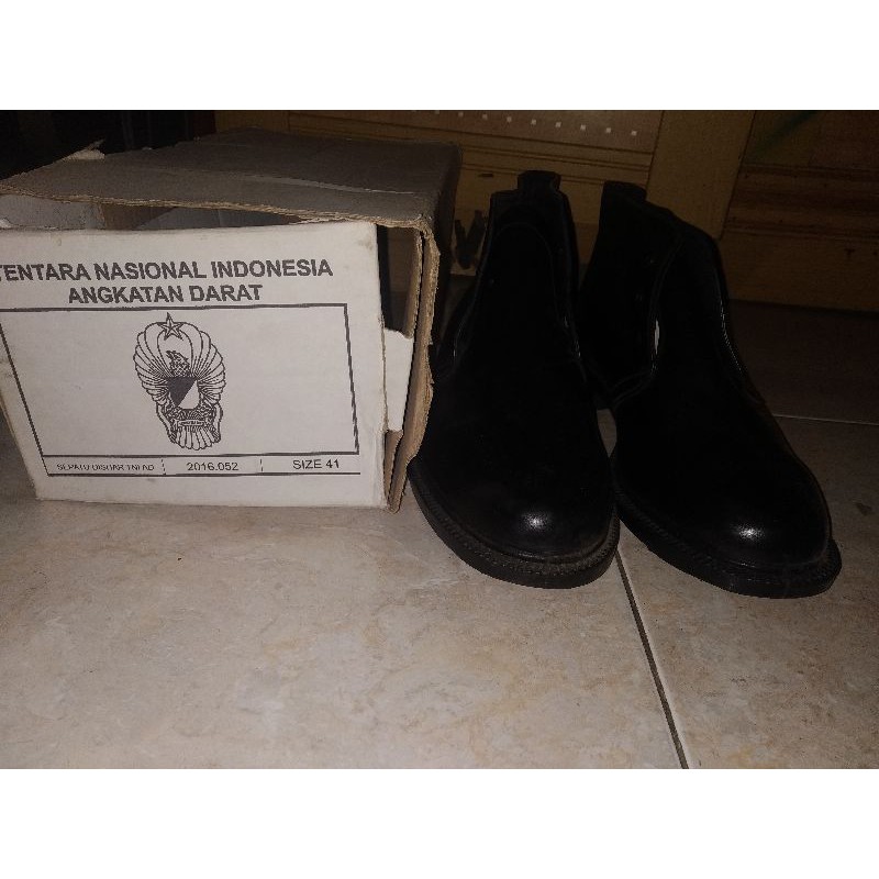 sepatu PDH TNI-AD