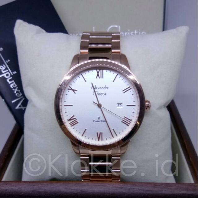 ALEXANDRE CHRISTIE AC 8567 PRIA RANTAI FULL ROSEGOLD